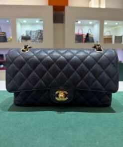 Chanel Classic Double Flap Bag Medium noir nero (25,5 × 16 × 7,5 cm) del 2020