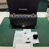 Chanel Classic Double Flap Bag Medium noir nero (25,5 × 16 × 7,5 cm) del 2020