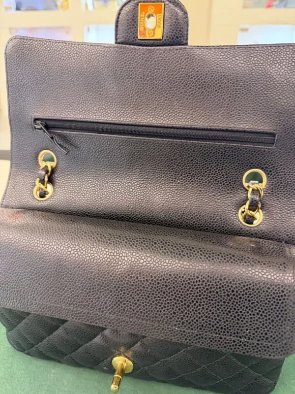 Chanel Classic Double Flap Bag Medium noir nero (25,5 × 16 × 7,5 cm) del 2020