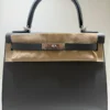 Hermès Kelly 28 sellier veau pellame epsom NUOVA 2026 seriale G color vert amande con hardware palladio