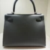 Hermès Kelly 28 sellier veau pellame epsom NUOVA 2026 seriale G color vert amande con hardware palladio