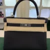 Hermès Kelly 28 retourne NUOVA 2026 seriale G (colore nero) pellame Togo con hardware palladio