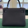 Hermès Kelly 28 retourne NUOVA 2026 seriale G (colore nero) pellame Togo con hardware palladio
