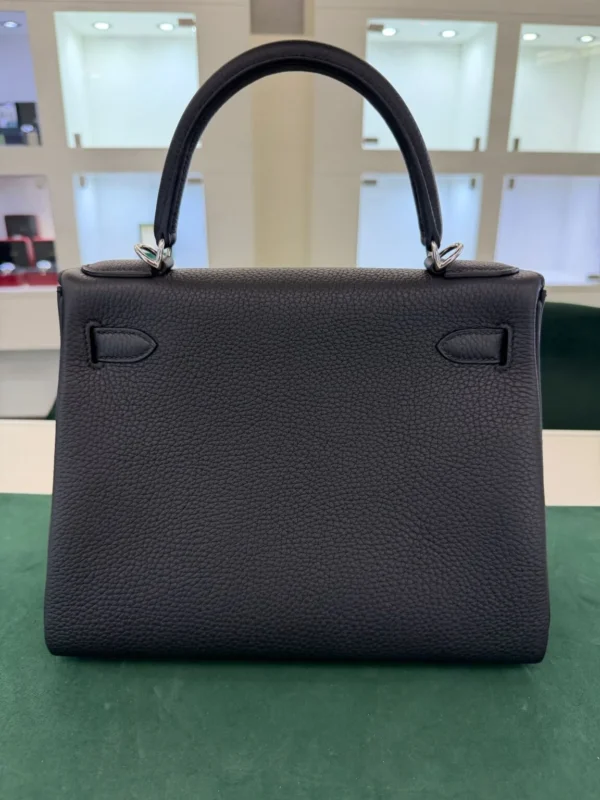 Hermès Kelly 28 retourne NUOVA 2026 seriale G (colore nero) pellame Togo con hardware palladio