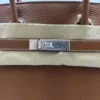 Herm&egrave;s Birkin 30 retourne veau togo colore gold (marrone) stampa G NUOVA 2026 hardware palladio full set con scontrino ufficiale Herm&egrave;s