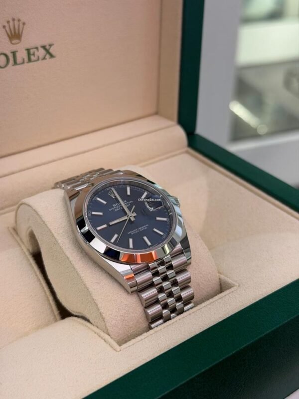 Rolex Datejust 41 41mm NUOVO 2025 Italia Jubilee quadrante blu full set con documenti e scatola