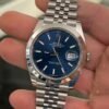Rolex Datejust 41 41mm NUOVO 2025 Italia Jubilee quadrante blu full set con documenti e scatola