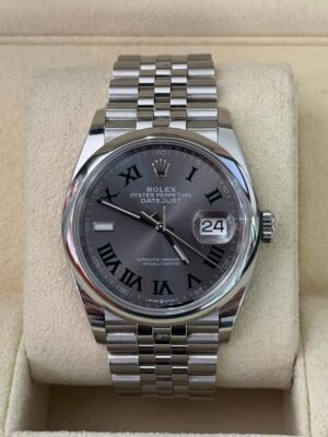 Rolex Datejust 36 Wimbledon del 2023 Italia Jubilee full set excellent condition con documenti