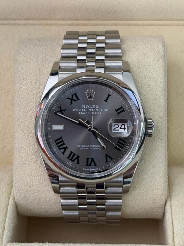 Rolex Datejust 36 Wimbledon del 2023 Italia Jubilee full set excellent condition con documenti