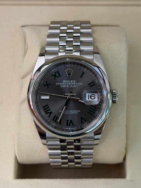 Rolex Datejust 36 Wimbledon del 2025 Italia Jubilee full set excellent condition con documenti