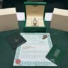 Rolex Lady-Datejust 26mm del 1996 Jubile ghiera oro bianco full set top condition con documenti