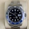 Rolex GMT-Master II Batman del 2014 card bicolore full set top condition con documenti e scatola