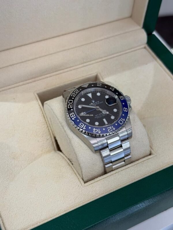 Rolex GMT-Master II Batman del 2014 card bicolore full set top condition con documenti e scatola