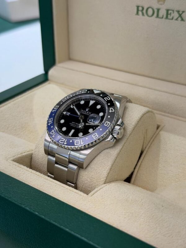 Rolex GMT-Master II Batman del 2014 card bicolore full set top condition con documenti e scatola