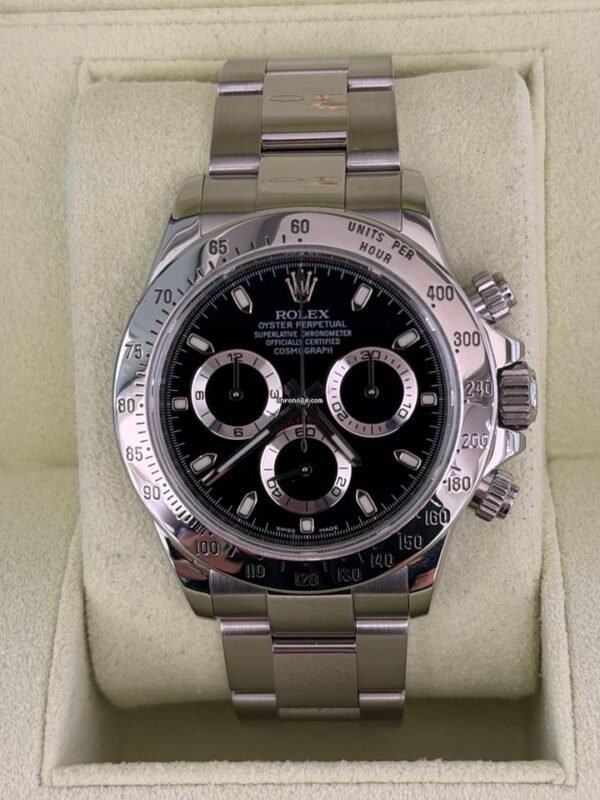 Rolex Daytona Cosmograph del 2010 claps lunga full set top condition con documenti e scatola