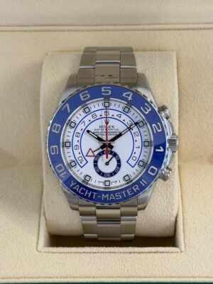 Rolex Yacht-Master II 44mm blue del 2013 full set top condition con documenti e scatola