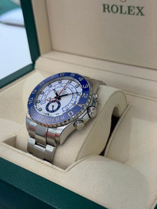 Rolex Yacht-Master II 44mm blue del 2013 full set top condition con documenti e scatola