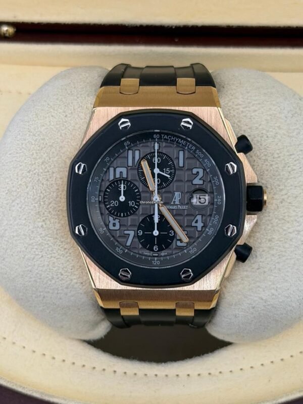 Audemars Piguet Royal Oak Offshore Chronograph rose gold del 2006 gommino full set top condition con documenti
