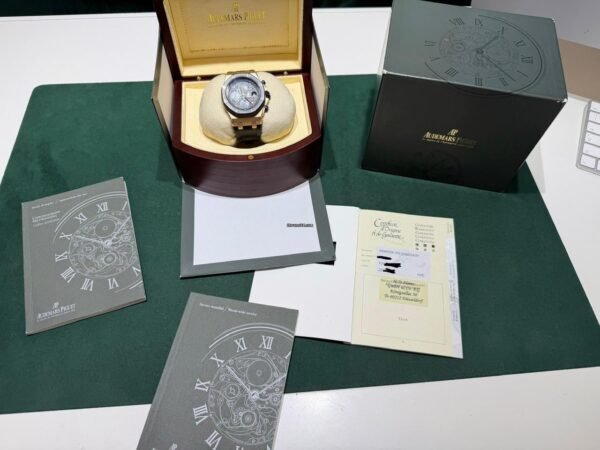 Audemars Piguet Royal Oak Offshore Chronograph rose gold del 2006 gommino full set top condition con documenti