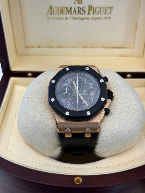 Audemars Piguet Royal Oak Offshore Chronograph rose gold del 2006 gommino full set top condition con documenti