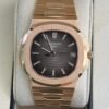 Patek Philippe Nautilus rose gold del 2017 chocolate bown full set excellent condition con documenti