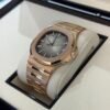 Patek Philippe Nautilus rose gold del 2017 chocolate bown full set excellent condition con documenti