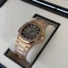Patek Philippe Nautilus rose gold del 2017 chocolate bown full set excellent condition con documenti