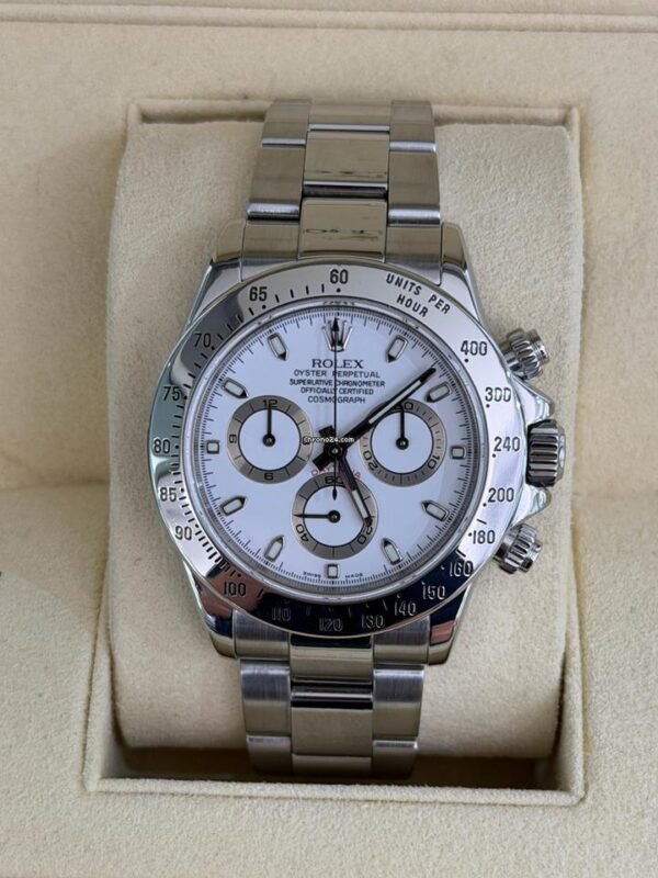 Rolex Daytona Cosmograph white panda bianco del 2006 Italia full set top condition con documenti