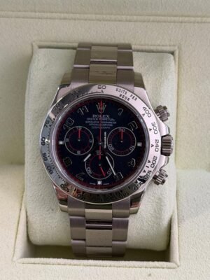 Rolex Daytona oro balck silver racing dial del 2009 Italia full set top condition documenti