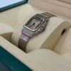 Cartier Santos acciaio oro quadrante champagne top condition movimento automatico
