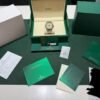 Rolex Oyster Perpetual Stainless Dial 41mm NUOVO 2026 Italia champagne beige giallo full set