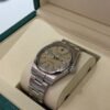 Rolex Oyster Perpetual Stainless Dial 41mm NUOVO 2026 Italia champagne beige giallo full set