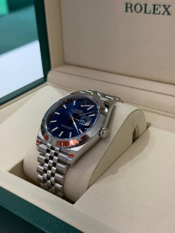 Rolex Datejust 41 41mm NUOVO 2026 Jubilee quadrante blu full set con documenti e scatola Rolex