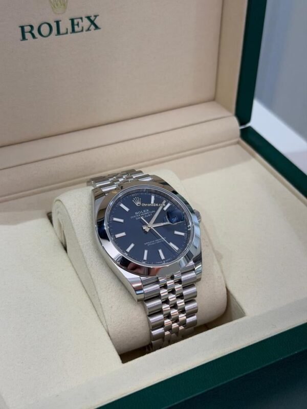 Rolex Datejust 41 41mm NUOVO 2026 Jubilee quadrante blu full set con documenti e scatola Rolex