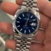 Rolex Datejust 41 41mm NUOVO 2026 Jubilee quadrante blu full set con documenti e scatola Rolex