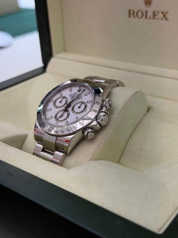 Rolex Daytona Cosmograph bianco white del 2007 full set top condition con documenti e scatola