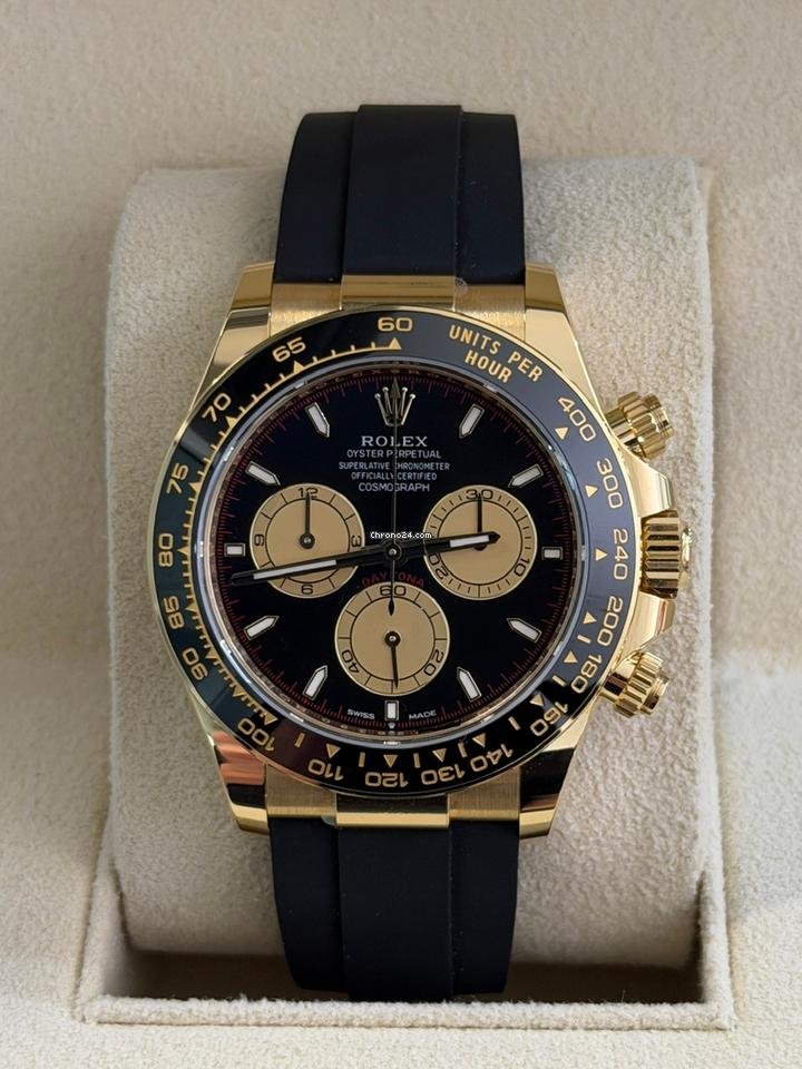 Rolex Daytona Paul Newman NUOVO 2025 Novembre Italia oysterflex oro giallo full set