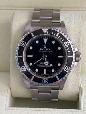 Rolex Submariner (No Date) date 4 lines del 2013 rrr card Rolex full set excellent condition