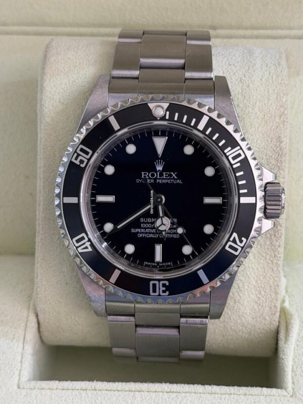 Rolex Submariner (No Date) date 4 lines del 2013 rrr card Rolex full set excellent condition
