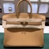 Hermès Birkin 25 veau swift color biscuit biscotto stampa K NUOVA Aprile 2026 hardware dorato full set