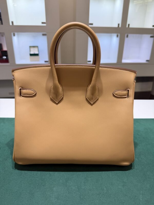 Hermès Birkin 25 veau swift color biscuit biscotto stampa K NUOVA Aprile 2026 hardware dorato full set