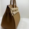 Hermès Birkin 25 veau swift color biscuit biscotto stampa K NUOVA Aprile 2026 hardware dorato full set