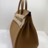 Hermès Birkin 25 veau swift color biscuit biscotto stampa K NUOVA Aprile 2026 hardware dorato full set