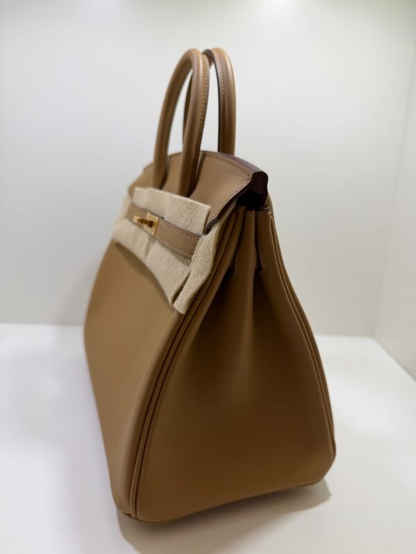 Hermès Birkin 25 veau swift color biscuit biscotto stampa K NUOVA Aprile 2026 hardware dorato full set