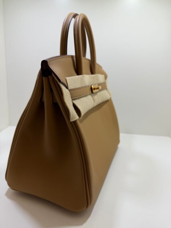 Hermès Birkin 25 veau swift color biscuit biscotto stampa K NUOVA Aprile 2026 hardware dorato full set