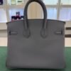 Hermès Birkin 25 veau swift color vert mangrove ( verde scuro - grigio scuro ) stampa K NUOVA Aprile 2026 hardware dorato full set
