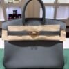 Hermès Birkin 25 veau swift color vert mangrove ( verde scuro - grigio scuro ) stampa K NUOVA Aprile 2026 hardware dorato full set