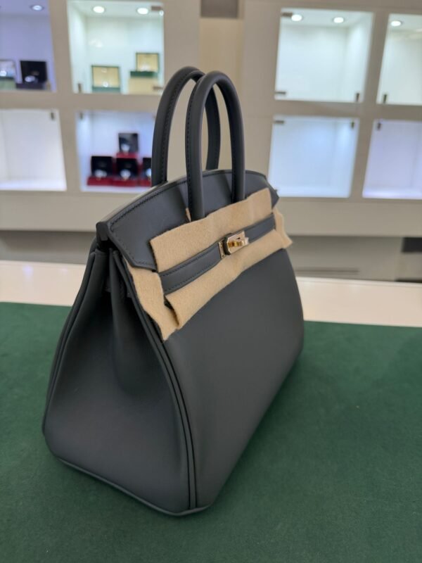 Hermès Birkin 25 veau swift color vert mangrove ( verde scuro - grigio scuro ) stampa K NUOVA Aprile 2026 hardware dorato full set