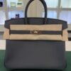 Hermès Birkin 25 veau swift color vert mangrove ( verde scuro - grigio scuro ) stampa K NUOVA Aprile 2026 hardware dorato full set