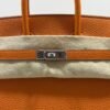 Hermès Birkin 25 retourne veau togo colore orange stampa G NUOVA 2026 Aprile hardware palladio full set con scontrino ufficiale Hermès